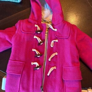 Mini Boden Pink Duffle Coat for Kids